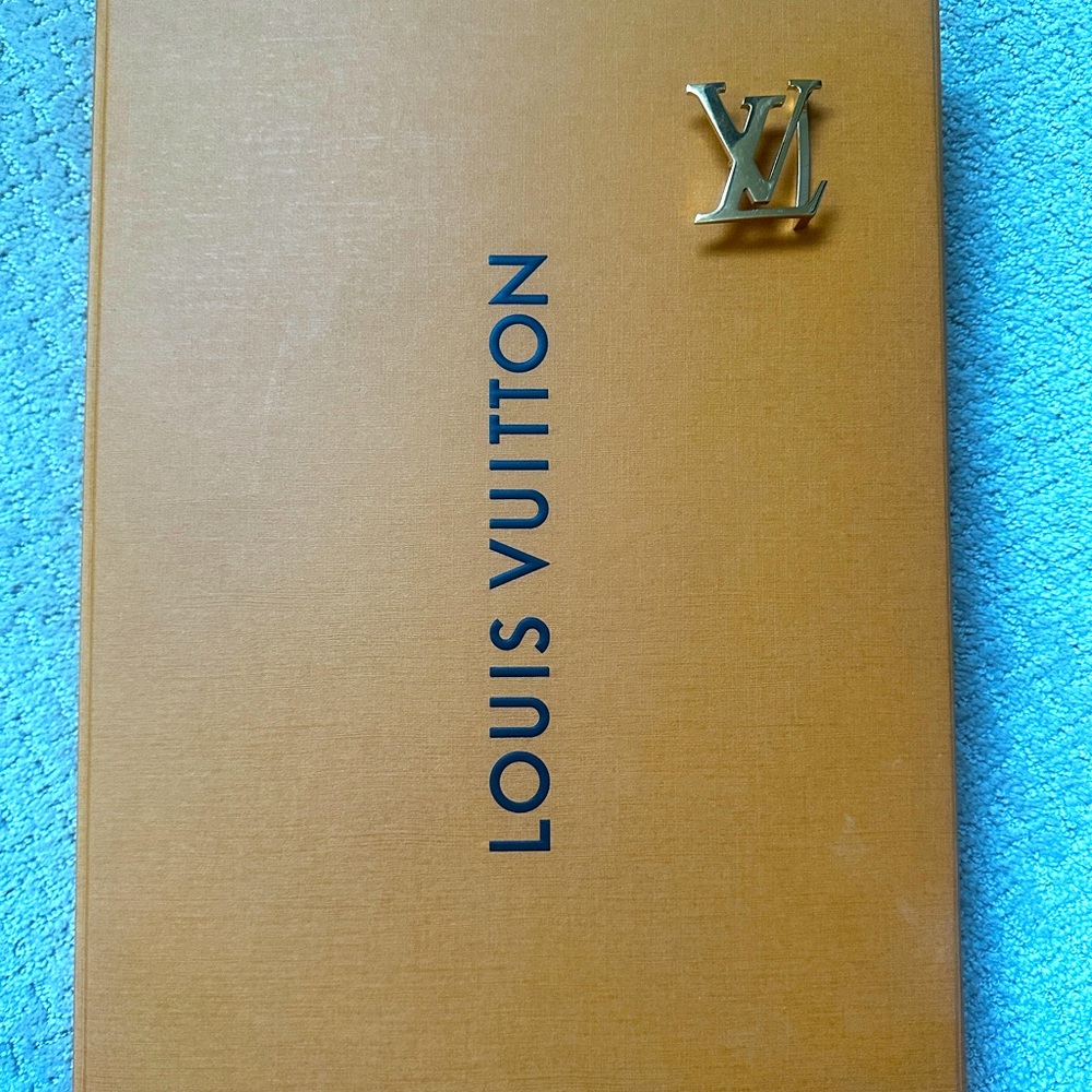 LV Gold Belt Buckle
